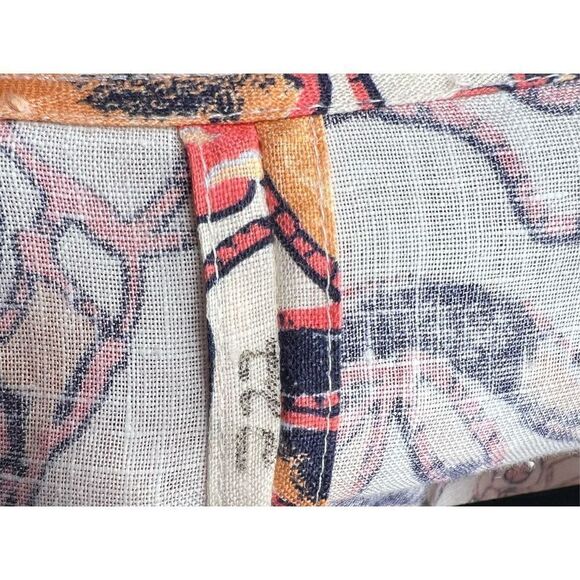 A.L.C. Salina Floral Linen Mini Dress NWOT Size 12 - Picture 8 of 9